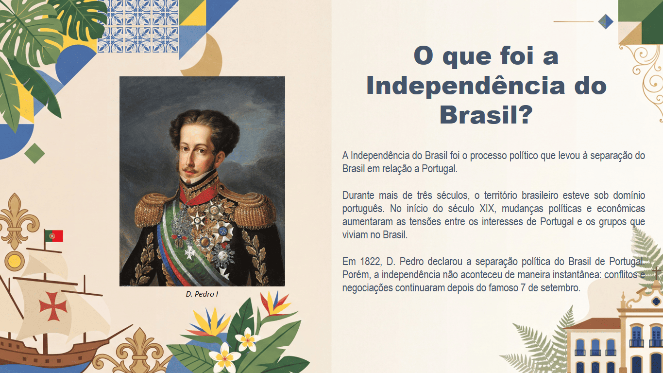 Independência do Brasil: Slide + Quiz - Imagem 2
