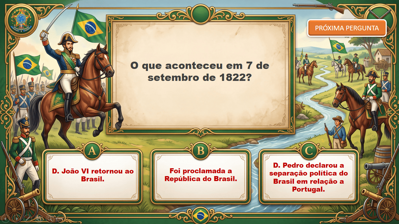 Independência do Brasil: Slide + Quiz - Imagem 10